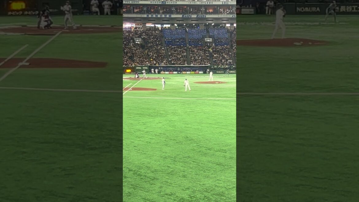 [Local footage]Sasaki Roki vs Suzuki Seiya second at-bat[2nd opening match]#mlb Tokyo Series #Los Angeles Dodgers #Dodgers #Chicago Cubs #Cubs #Sasaki Roki #Suzuki Seiya
