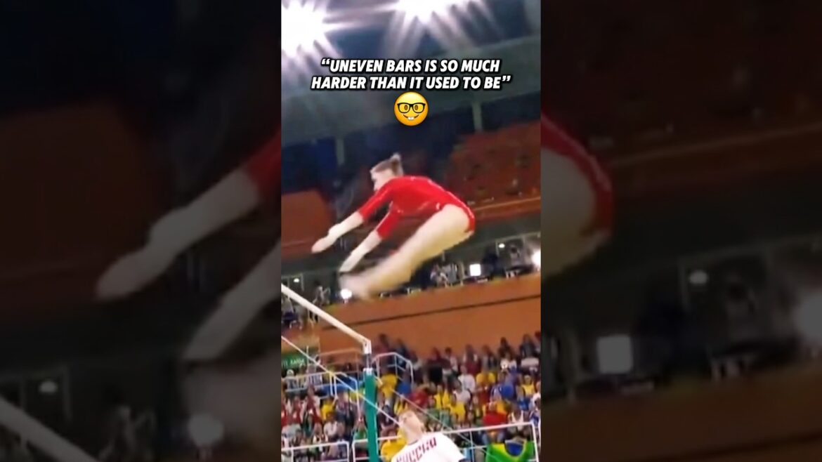 She Did That With ONE ARM🤯 #gymnastics #bars #olympics