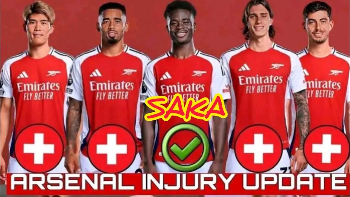 Àll Arsenal Players Injury Update, | Bukayo Saka, Gabriel Jesus, Takehiro Tomiyasu, Martin Ordegard