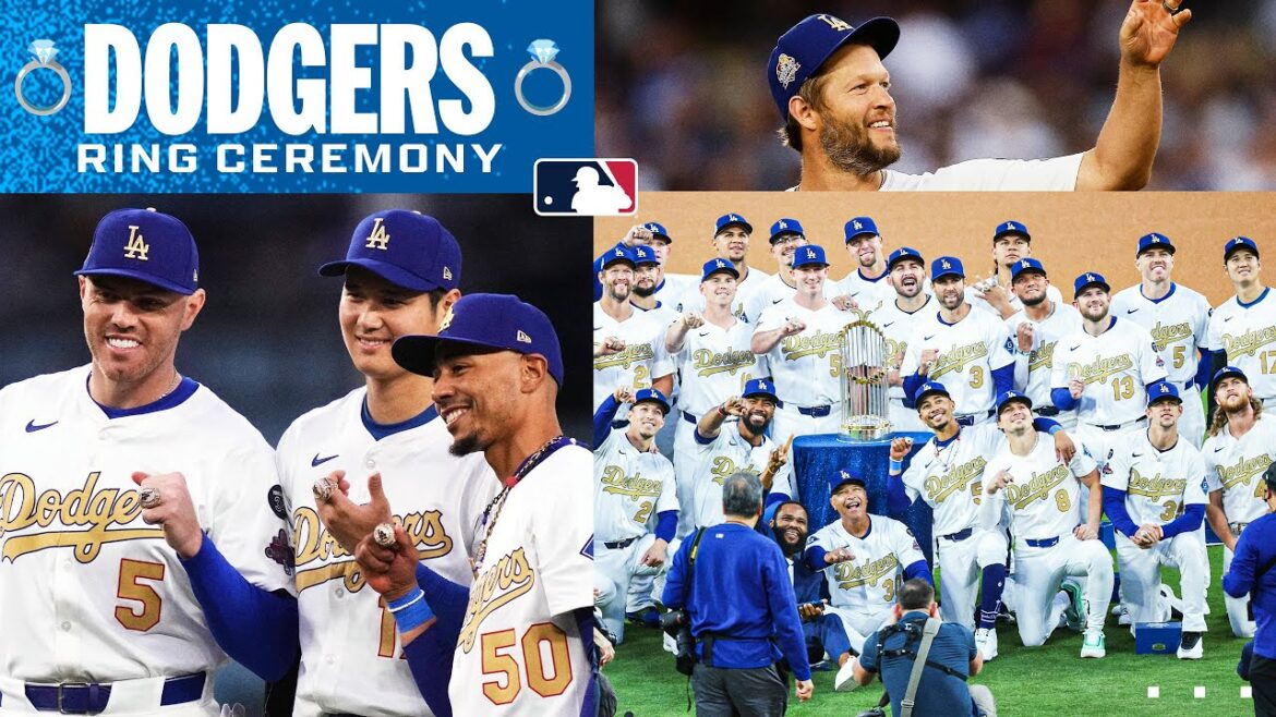 RING CEREMONY: Shohei Ohtani, Freddie Freeman, Clayton Kershaw, Dodgers receive 2024 World Series 💍!