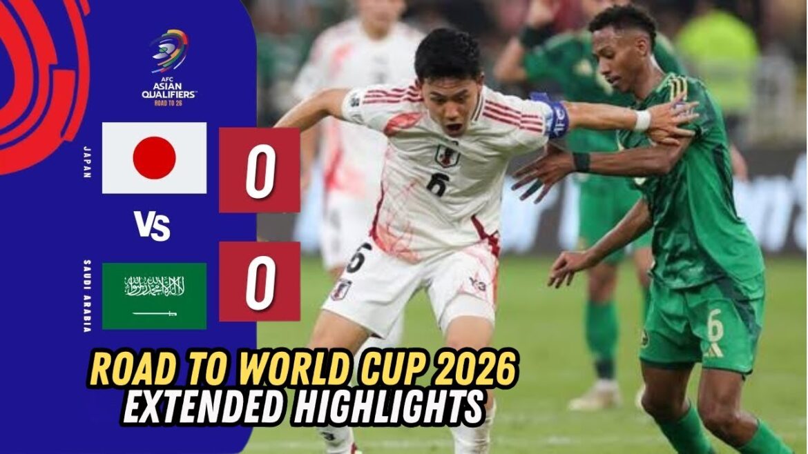 🔴Sedang Last • Japan vs Saudi Arabia • Results of the 2026 round 3 world cup qualifying match 3 live on!