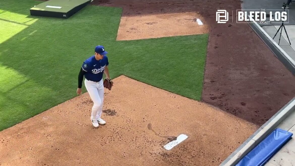 WATCH: Dodgers Shohei Ohtani entire Bullpen session, his first bullpen since February 25th