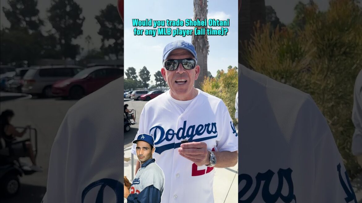 Asking Dodgers fans if there's any player in MLB history they'd trade Shohei Ohtani for #baseball