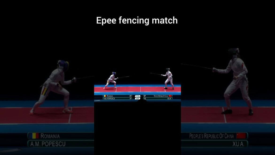 Impressive flying touch by Ana Maria Popescu in women’s épée team final #shortsfeed #trendingshorts Impressive flying touch by Ana Maria Popescu in women’s épée team final #shortsfeed #trendingshorts