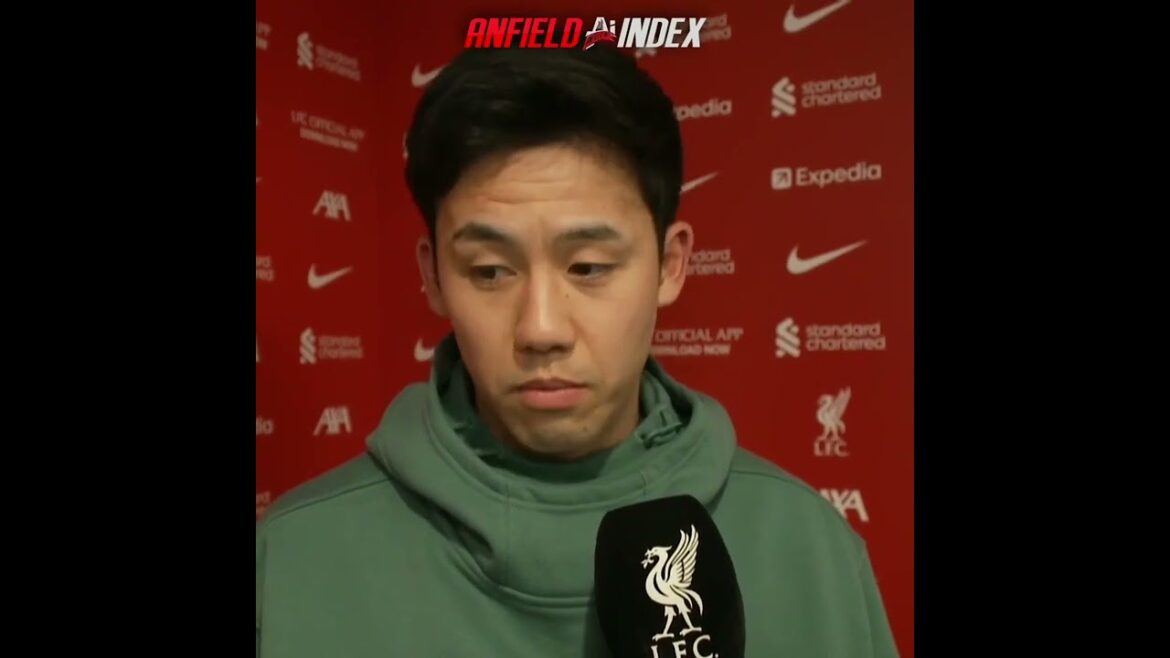 Wataru Endo on Liverpool's 2-1 win over Wolves