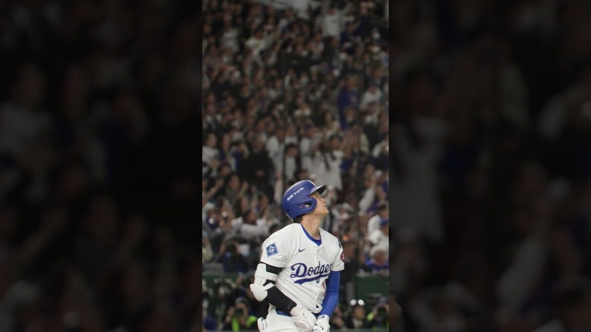 The Tokyo Dome was waiting for this moment. Shohei Ohtani delivered. #TokyoSeries