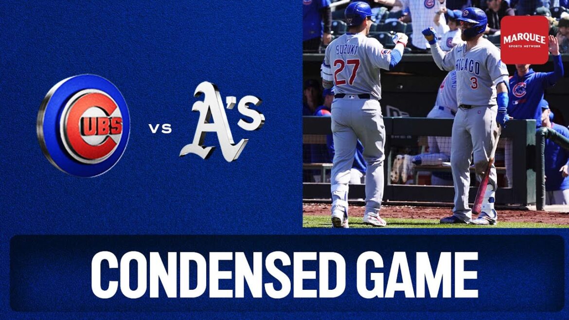 Condensed MLB game highlights: Seiya Suzuki, Cubs sweep Athletics in first-ever Sacramento series