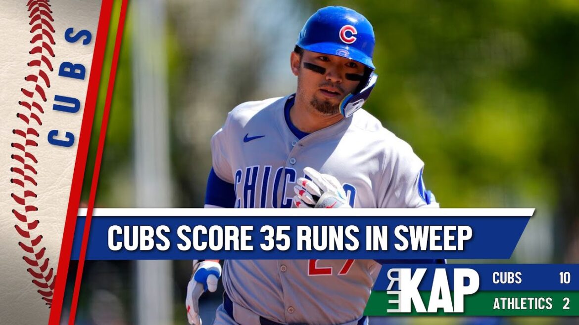 REKAP: ⚾️ Chicago Cubs 10-2 win over Athletics. Seiya Suzuki homers twice, Cubs score 35 runs in 🧹🧹