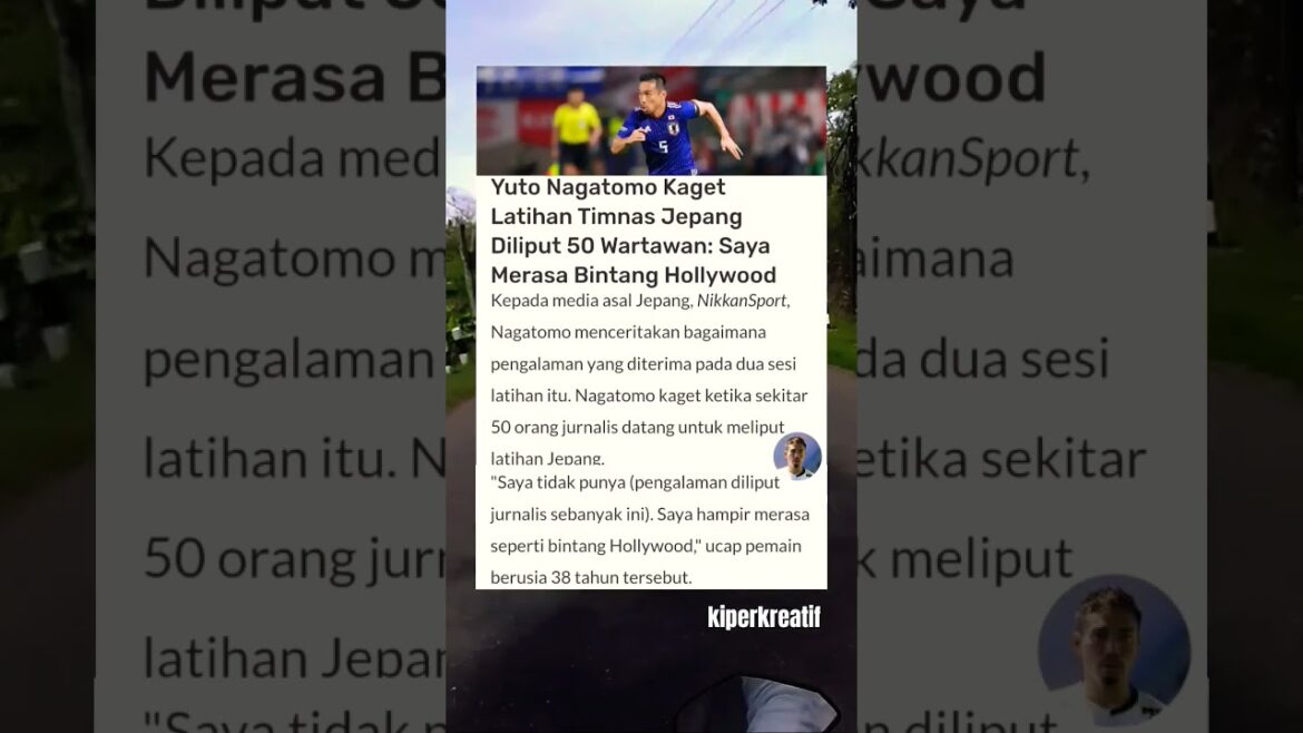Yuto Nagatomo is amazed by Indonesia #Shorts #Kiperkreatative Yuto Nagatomo is amazed by Indonesia #Shorts #Kiperkreatative