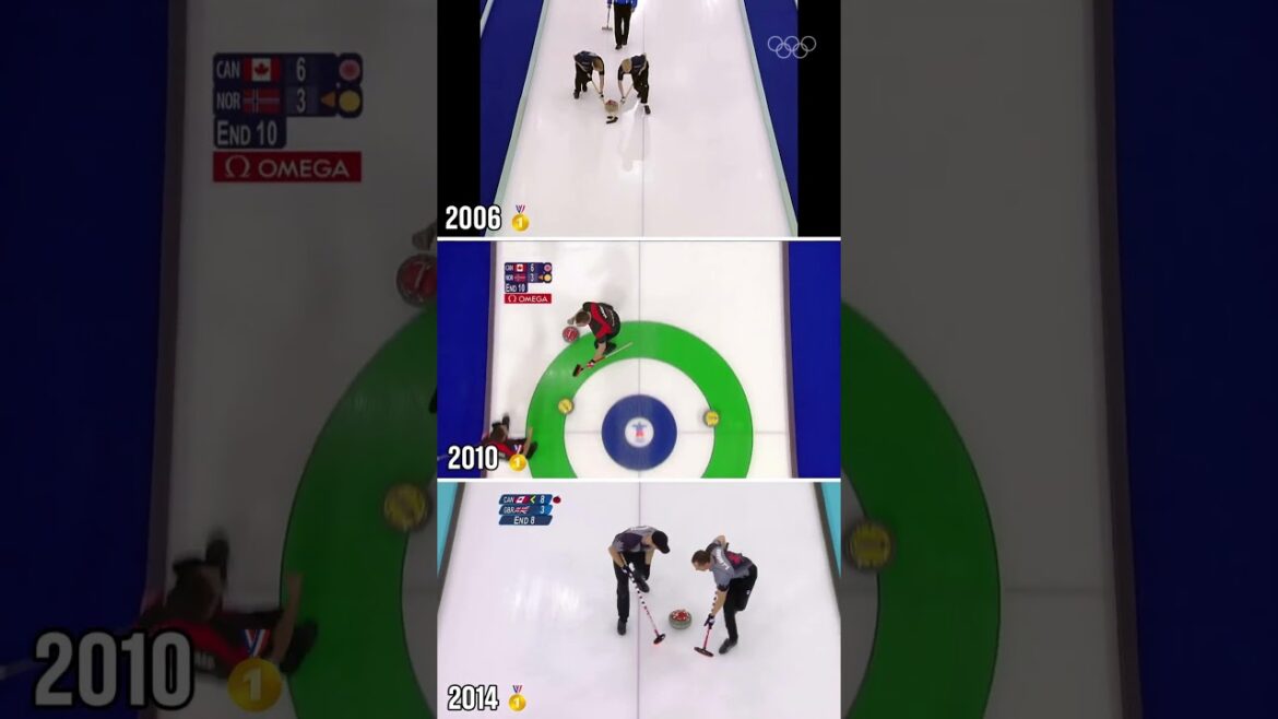 Sweeping to curling Olympic gold... three times in a row! 🧹🥌 🇨🇦