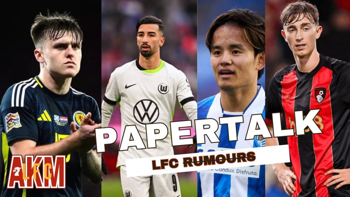 Liverpool Transfer News: Kubo, Hujisen, Amoura Links & Ben Doak Exit – Papertalk Liverpool Transfer News: Kubo, Hujisen, Amoura Links & Ben Doak Exit - Papertalk