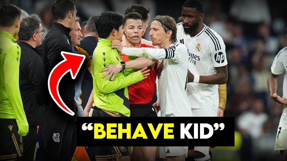 Luka Modric Humbles Takefusa Kubo | Real Madrid - Real Sociedad