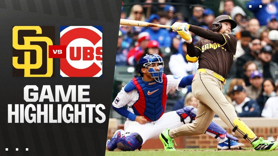 Padres vs. Cubs Game Highlights (4/4/25) | MLB Highlights