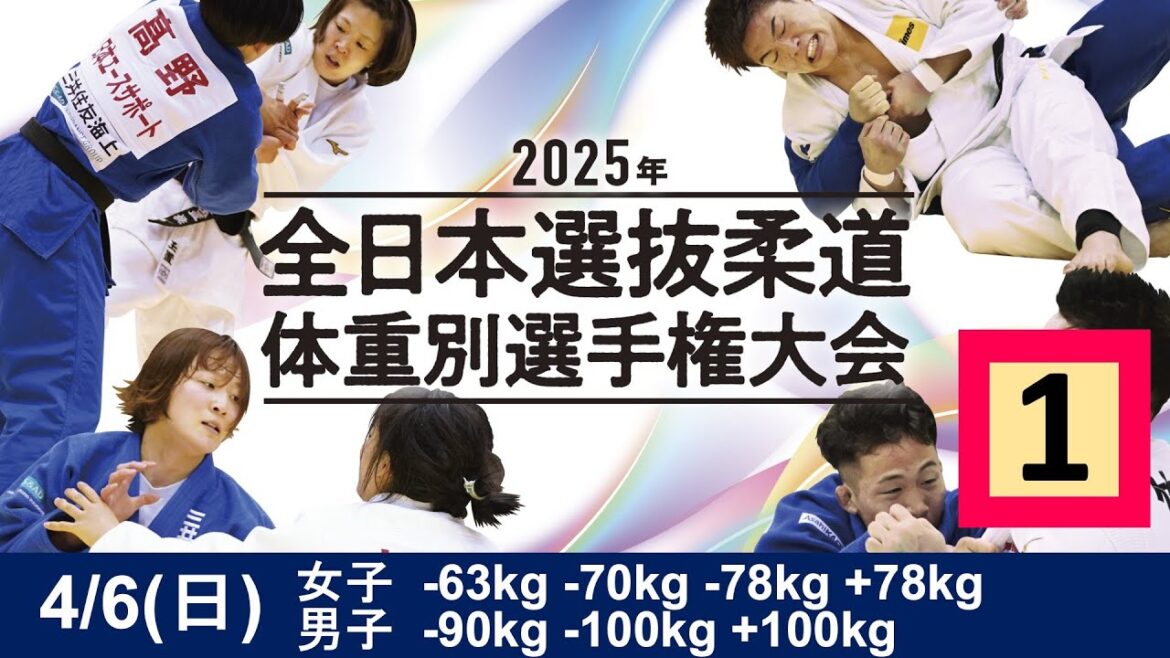 -Official-[4/6 Match 1st venue]2025 All Japan Judo Championships by Weight Category 2025