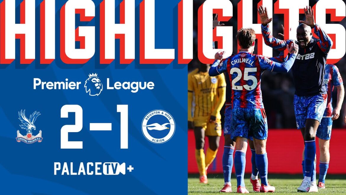 9 Man Crystal Palace Beat BRIGHTON | Crystal Palace 2-1 Brighton | Premiere League HIGHLIGHTS
