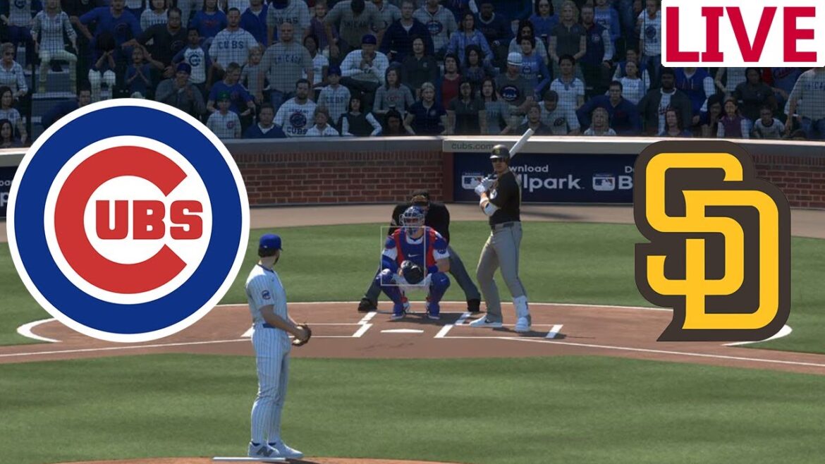 🔴LIVE🔴Chicago Cubs vs San Diego Padres/April 5th/ MLB The show 25