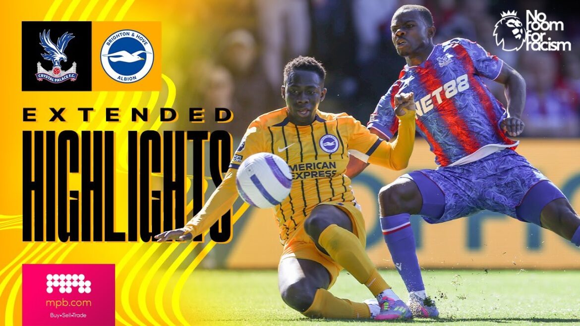 EXTENDED HIGHLIGHTS | Crystal Palace v Brighton | Premier League