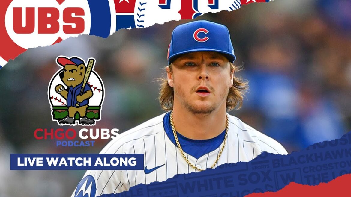 Justin Steele vs Rangers LIVE! Cubs Watch Party & Instant Reactions | CHGO Cubs Podcast