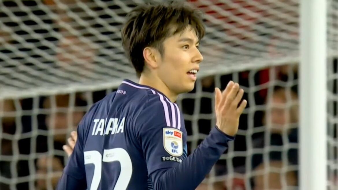 Tanaka Aoi is active both offensive and defensive! With his fifth goal of the season, Gen's first victory in four games, and Leeds returns to the top spot![April 9th]