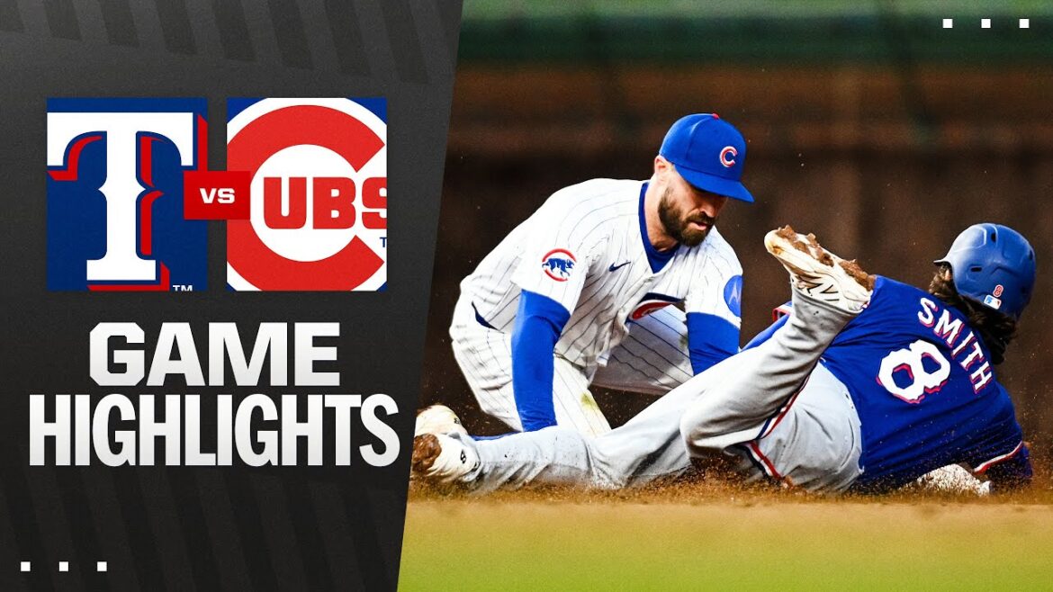 Rangers vs. Cubs Highlights (4/7/25) | MLB Highlights