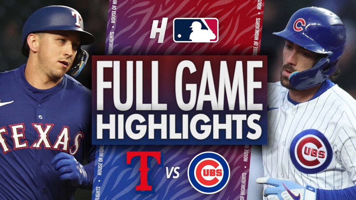 Texas Rangers vs Chicago Cubs - FULL GAME HIGHLIGHTS | April 8, 2025 MLB Season