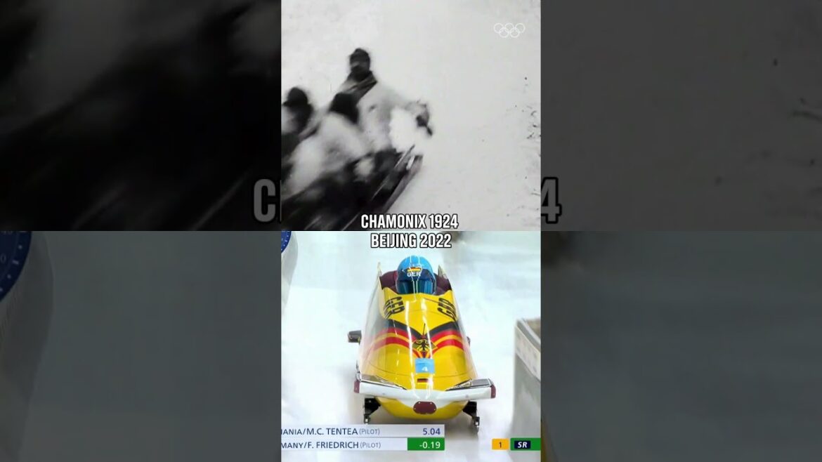 🛷 Olympic Bobsleigh Evolution 👀