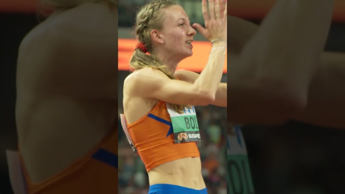 Femke probably needed....a few gold medals 🥇🥇 #worldathleticschamps #athletics #running