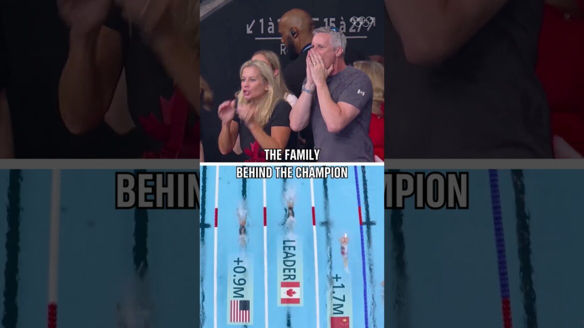 Winning gold with your biggest fans in the stands. 🥇🥰