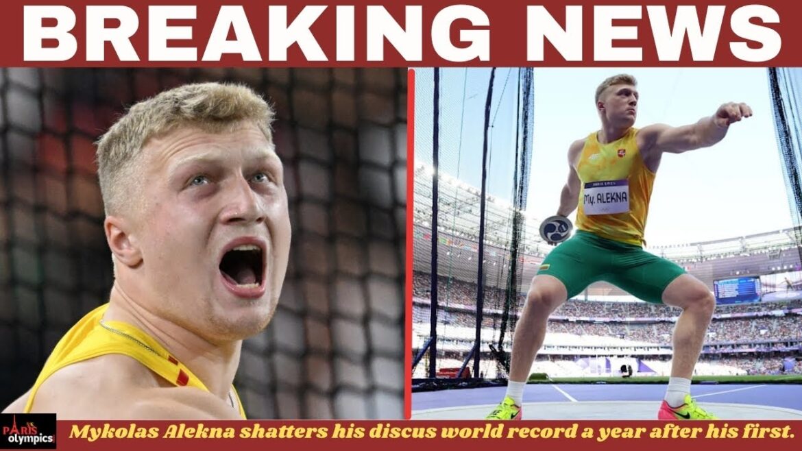 SHOCKING New Discus World Record Set by Mykolas Alekna #nbcsports #olympicgames #paris