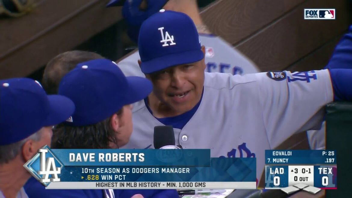 🥰 Shohei was dad! | Greetings from Dave Roberts to the Ohtani family | MLB