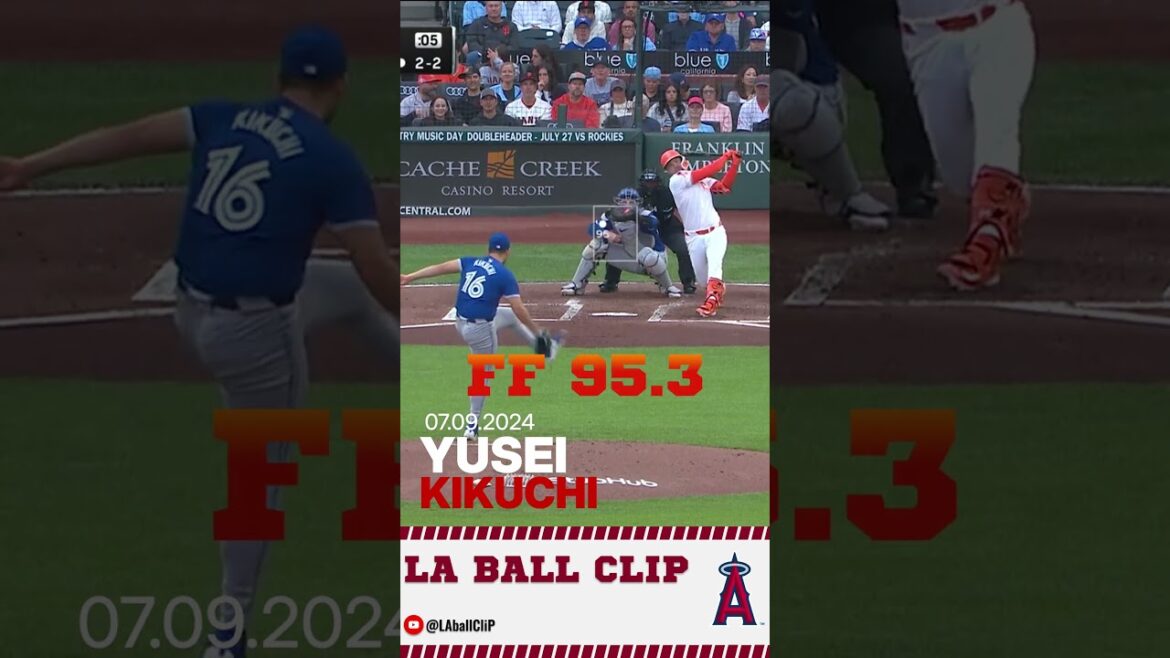 Yusei Kikuchi Best Pitch 07.09.2024 #shoheiohtani #yuseikikuchi #angels #mlb