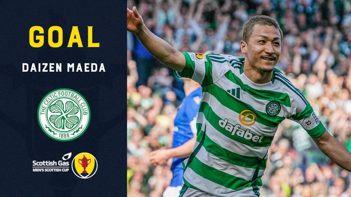 GOAL - Daizen Maeda | St. Johnstone v Celtic | Scottish Gas Men's Scottish Cup