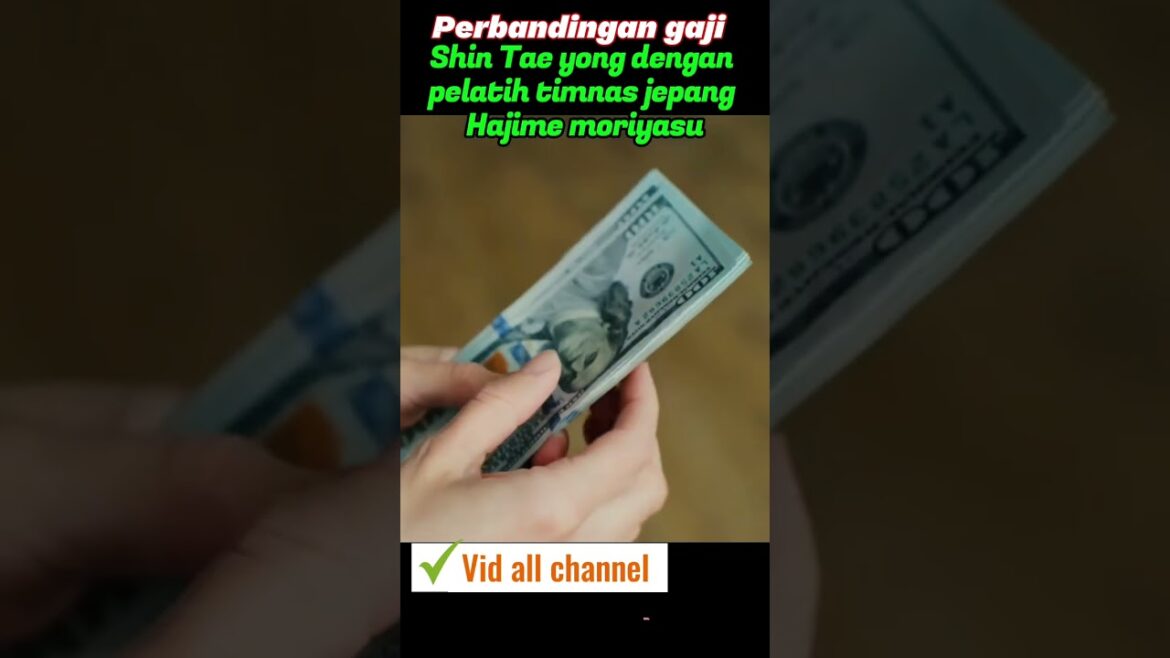 Comparison of Shin Tae Yong's salary with Japanese national team coach Hajime Moriyasu Indonesia vs Japan