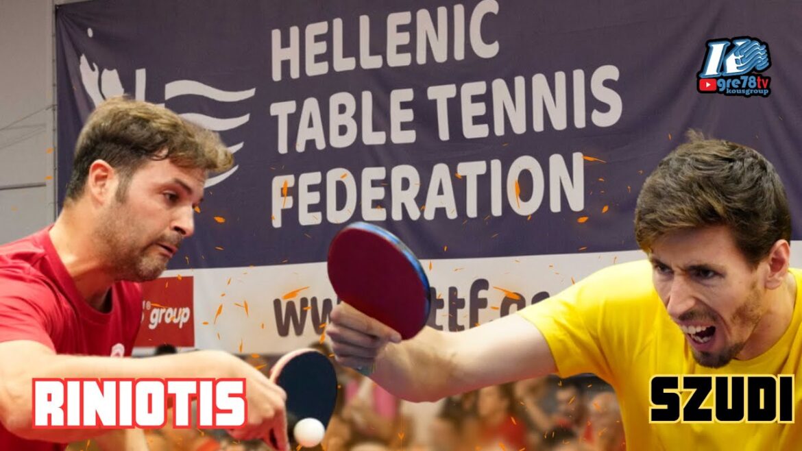 Adam Szudi vs Anastasios Riniotis 💥 Explosive Table Tennis Battle You Must See 🏓