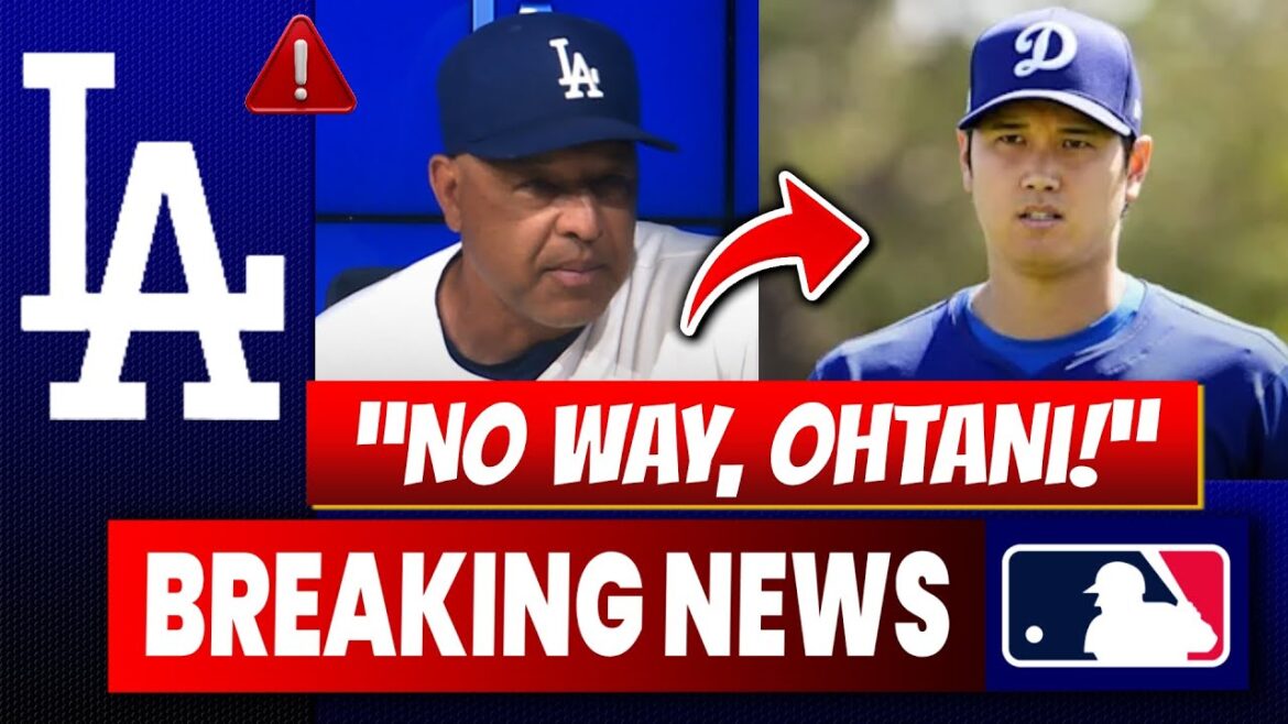 UNEXPECTED!! Roberts breaks the silence on Ohtani! LATEST NEWS LA DODGERS