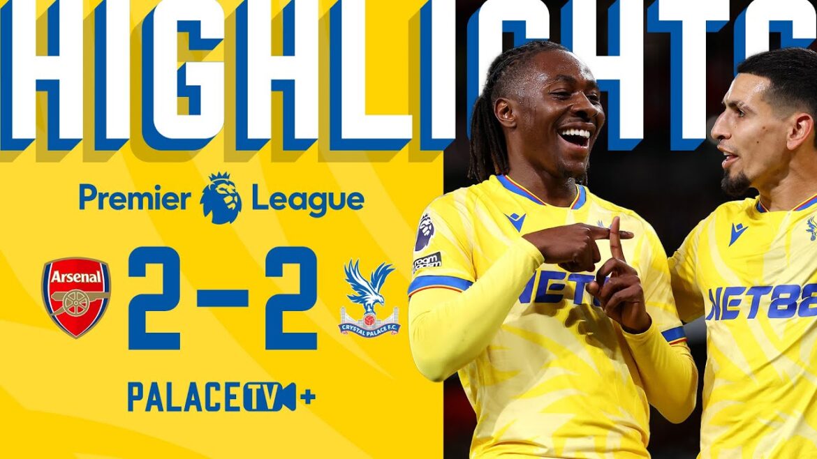 UNBELIEVABLE Mateta Equaliser 🎯 | Premier League Highlights: Arsenal 2-2 Crystal Palace