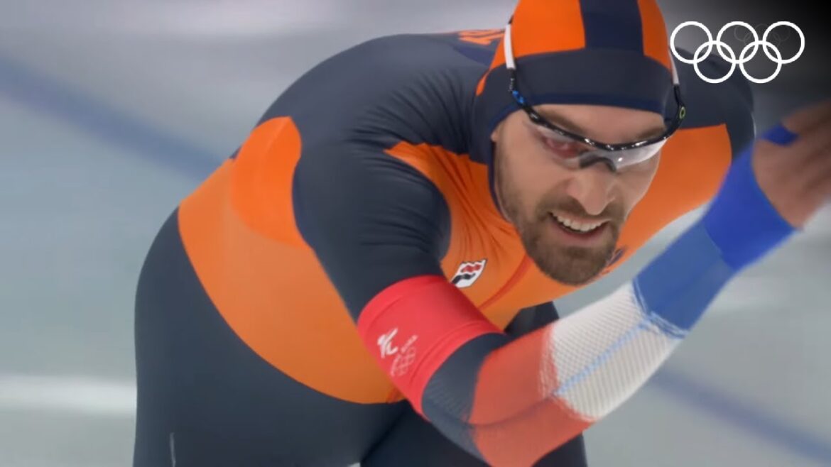 NEW OLYMPIC RECORD! 🇳🇱 Speed Skating Beijing 2022 | Men's 1500m Highlights
