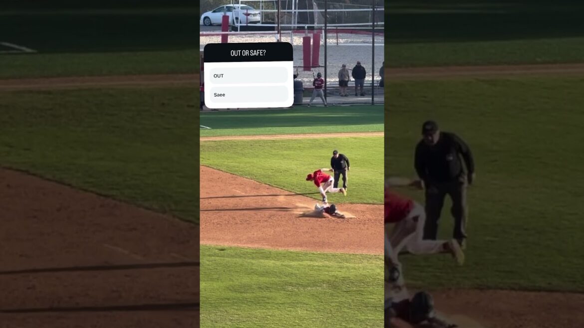 Darvish's son, is this out or safe? 🧐