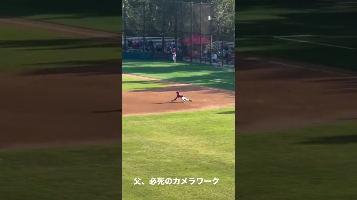 Darvish desperately tries to film his son! It's lovely 😊