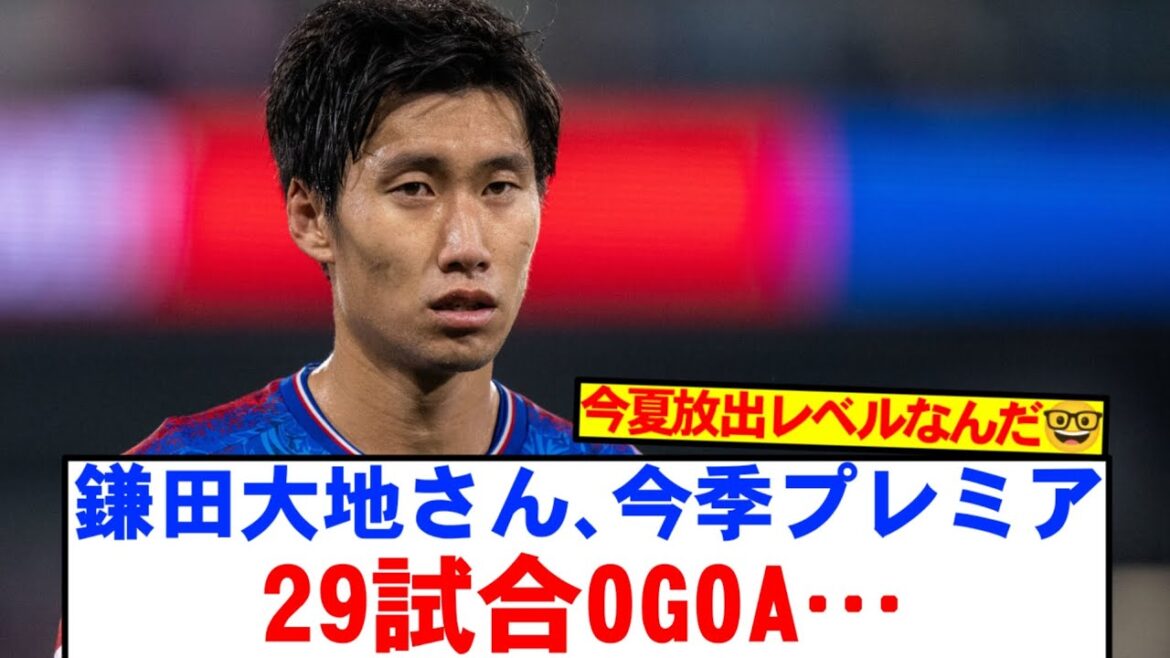 [Sad News]Crystal Palace Kamata_28_ shows his results in the Premier League this season...