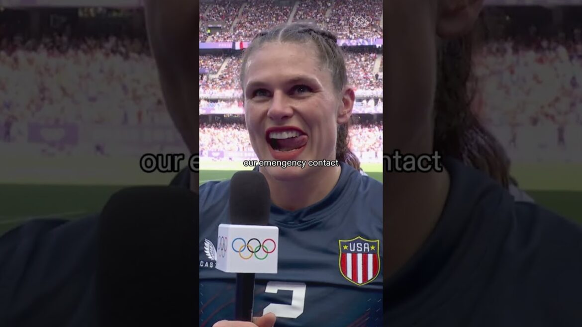 Making an Olympian your emergency contact just hits different. 🏉 #Olympics #Sports #Rugby