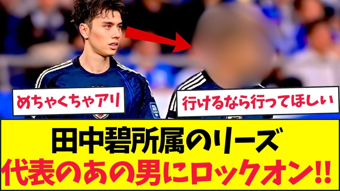 Will the Japanese national team duo be born at the premiere? Is Leeds, who plays Tanaka Aoi, an offer to that player from the Japanese national team?