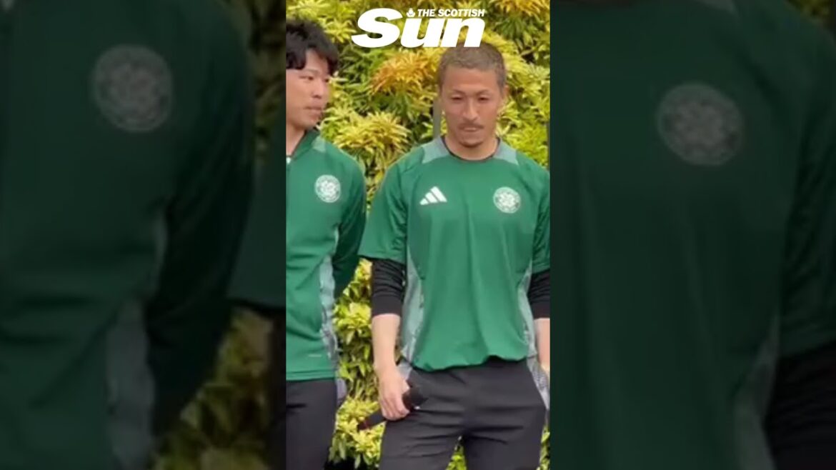 Daizen Maeda declares "Glasgow is green" as he trolls Rangers during Celtic title celebrations