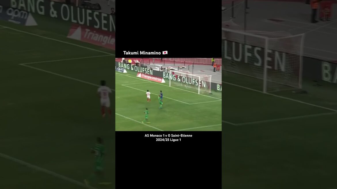 Request - Takumi Minamino: Amazing awareness to avoid the off-side trap and great chip shot goal