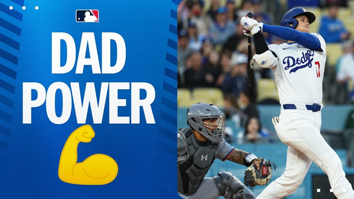 Shohei Ohtani shows off the dad strength 💪