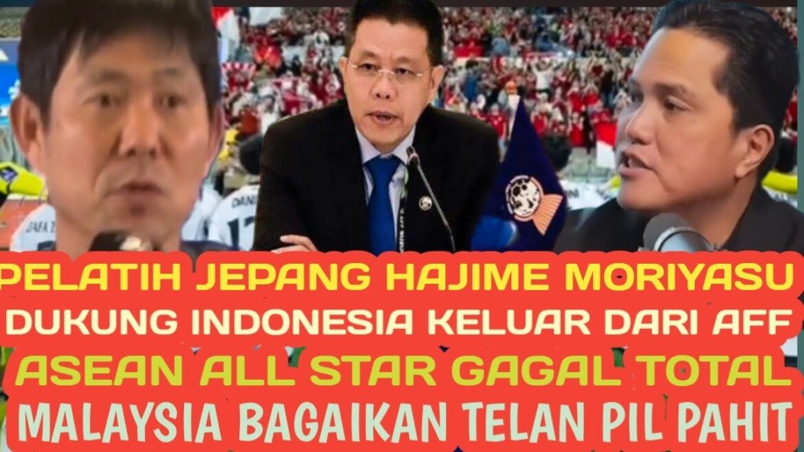 Japanese coach Hajime Moriyasu supports Indonesia out of AFF Malaysia like swallowing a bitter pill