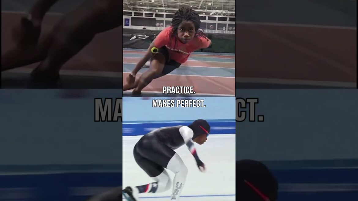 How Olympic champion Erin Jackson trains for those speed skating turns off the ice. 💪 📹: @speedyj