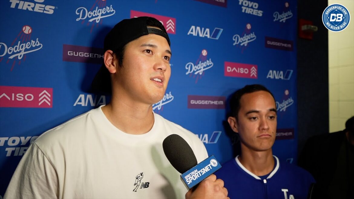 Dodgers postgame: Shohei Ohtani discusses 1st home run and sleeping less since becoming a father Dodgers postgame: Shohei Ohtani discusses 1st home run and sleeping less since becoming a father