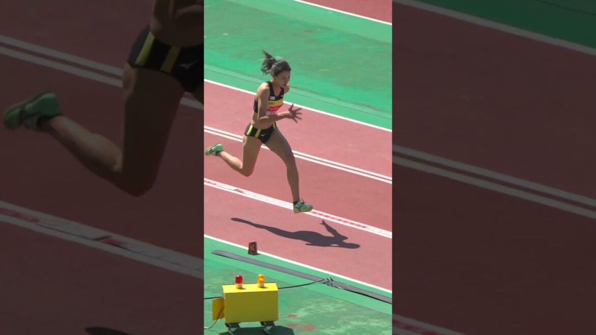 Women's Triple Jump Budapest #WorldAthleticsAthleticsAthleticsAthleticsAthleticsMaoriko Wins with a 13m96 jump[#Oda Memorial]