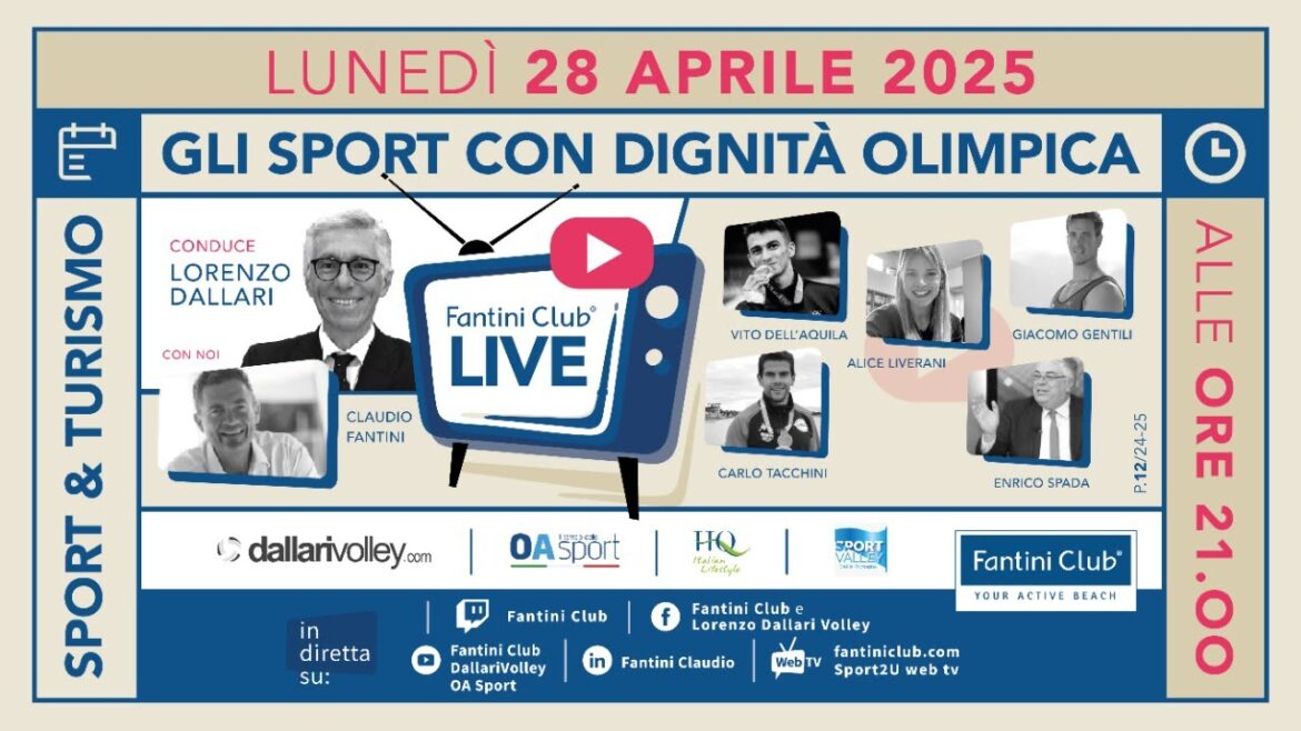 12/25 "Sports with Olympic dignity" with Dell'Aquila, Tacchini, Gentili, Liverani, Spada